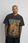 HEART OF A LION TSHIRT - VINTAGE GREY