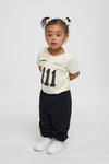 111 KIDS SHORT SLEEVE BODYSUIT - CREAM