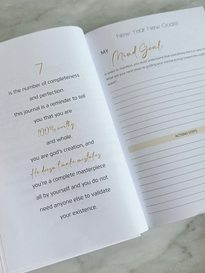 HARD COVER 7 A.M. JOURNAL: AFFIRMATIONS & MANIFESTATIONS + PEN