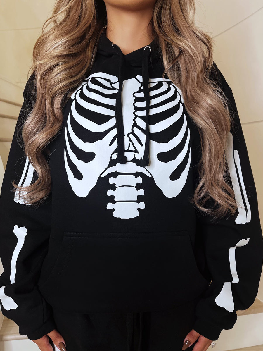 PRE-ORDER* GLOW IN THE DARK SKELETON JOGGERS - ShopLianeV