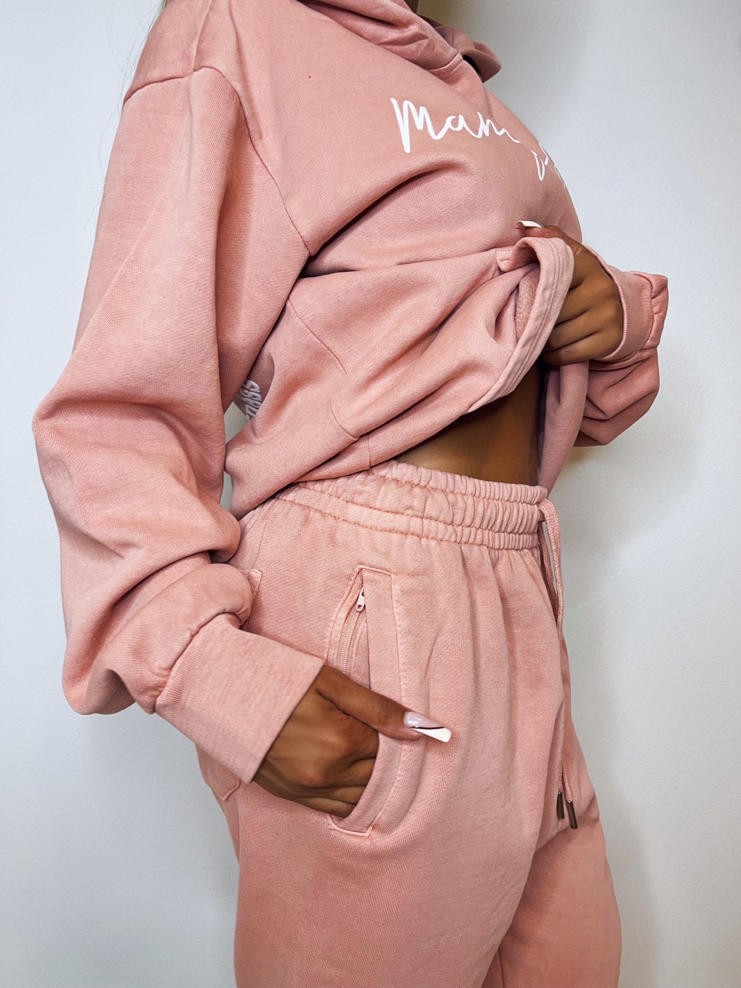 Pastel sweatpants set hot sale